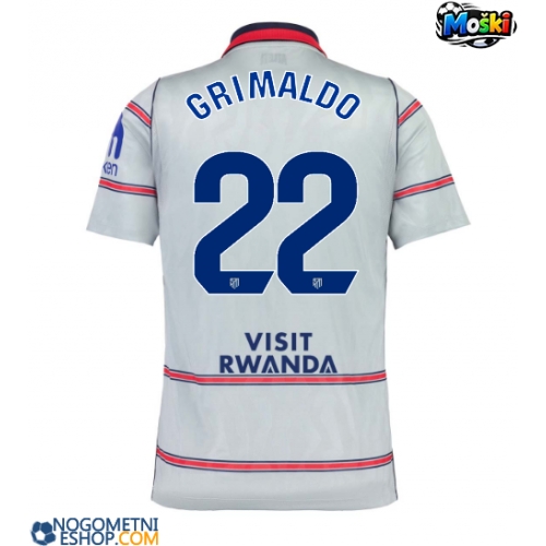 Moški Nogometni dresi Atletico Madrid Alejandro Grimaldo #22 Tretji 2026-27 Kratek Rokav